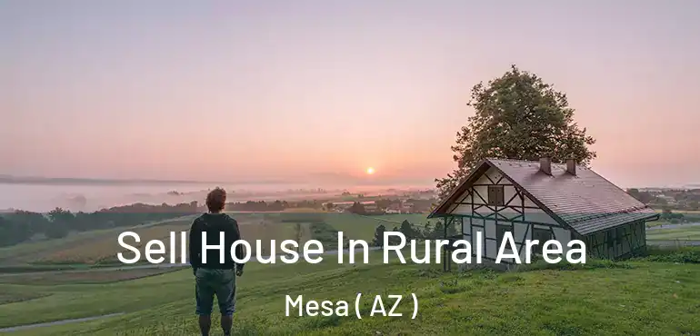  Sell House In Rural Area Mesa ( AZ )