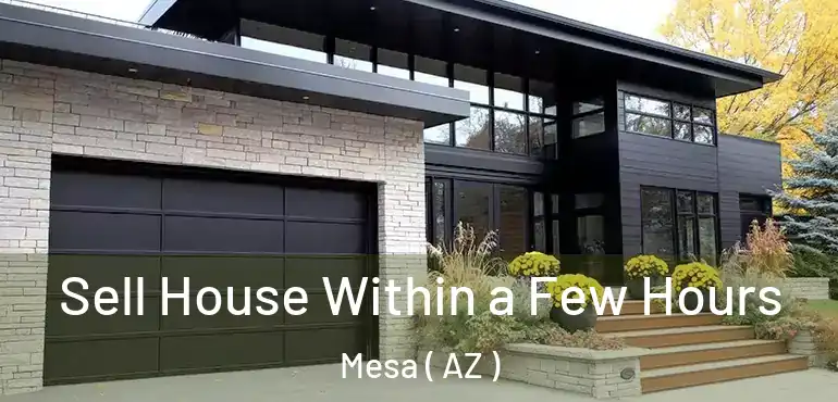  Sell House Within a Few Hours Mesa ( AZ )