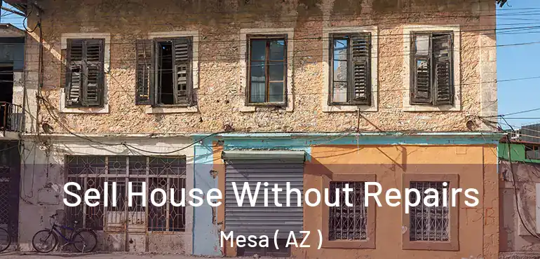  Sell House Without Repairs Mesa ( AZ )