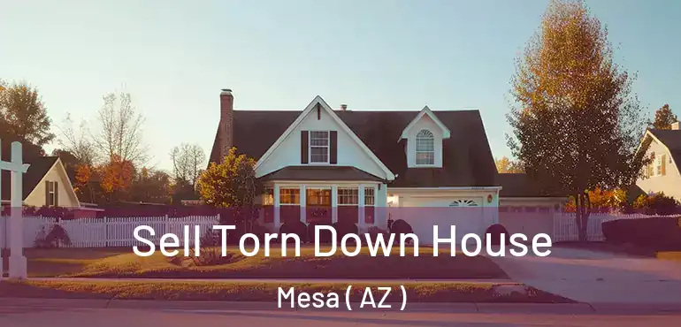  Sell Torn Down House Mesa ( AZ )